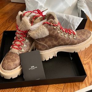 Coach Janel Signature Boot- NEW NEVER WORN